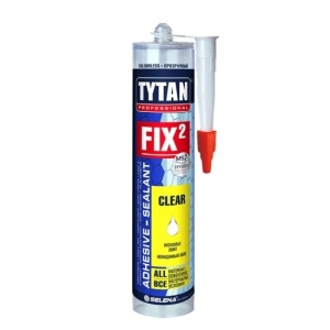 ADEZIV SI ETANSANT TRANSPARENT PE BAZA DE MS POLIMER TYTAN FIX² CLEAR / 290 ML