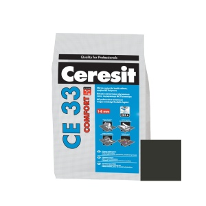 CHIT DE ROSTURI GRESIE SI FAIANTA, CERESIT CE 33, ANTRACIT / 5KG