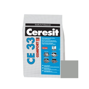 CHIT DE ROSTURI GRESIE SI FAIANTA, CERESIT CE 33, GRI / 5KG
