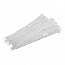 Colier De Plastic Uv Rezistent Alb 4.8X200Mm, 100/Set