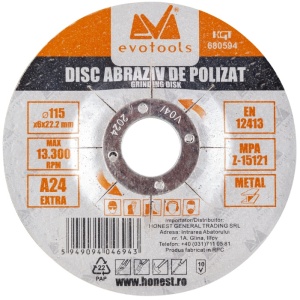 DISC ABRAZIV DE POLIZAT ETS A24 EXTRA, 125X6MM