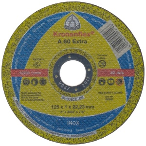 DISC ABRAZIV KLINGSPOR A60 EXTRA 125MM X 1MM / PAHET 10 BUCATI