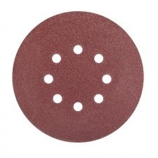 DISC ABRAZIV PRINDERE ARICI CU GAURI 210MM, #80 GRANULATIE , GAURI 6 A / SET 5 BUCATI