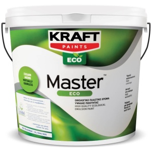ECOLOGICAL WASHABLE PAINT WHITE KRAFT KRAFT MASTER ECO / 10L