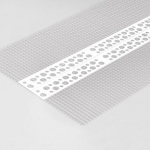 PROFIL CU UNGHI VARIABIL PVC CU PLASA FIBRA DE STICLA, 10 X 10 CM, 25 METRI