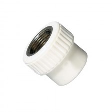 Racord Cu Filet Metalic Interior, Ppr Alb, 25X3/4"