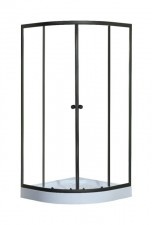 Set Cabina De Dus Semirotunda Cu Cadita Sanotechnik St-80B