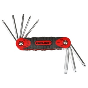SET CHEI NEGATIVE CR-VA TORX CU MANER T9-T40 - 8 PIESE