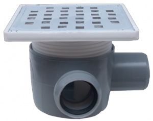 Sifon Pardoseala Cu 1 Intrare 90 Dreapta Sp-H75-150-2 / 40X50Mm