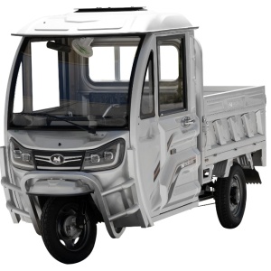TRICICLU ELECTRIC CARGO CABINA INCHISA ''VOINICU TRCB1500'' ARGINTIU