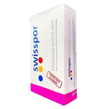 ADEZIV SI MASA DE SPACLU PT SISTEME TERMOIZOLANTE, PREMIUM WHITE ADH / 25KG
