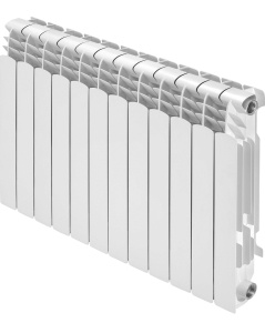 Aluminium Radiator Ferroli Proteo 450, 10 Elements, 117W/Elem, 431X80X100Mm - Img 3