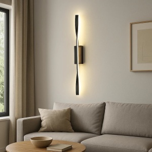 APLICA LED NEAGRA, 24W, 60X6CM, LUMINA REGLABILA 3000K-6500K