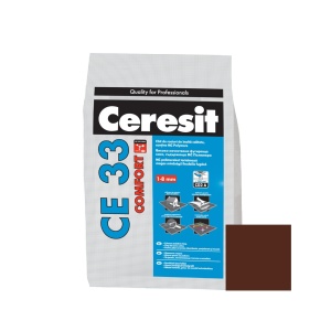 CHIT DE ROSTURI GRESIE SI FAIANTA, CERESIT CE 33, MARO CHOCOLATE / 5KG
