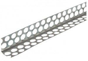 COLTAR ALUMINIU SIMPLU PERFORAT, 30 x 30 MM, 0.35MM GROSIME, 2.5 METRI