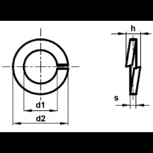 DIN 7980 – saiba elastica, zincata - Img 2