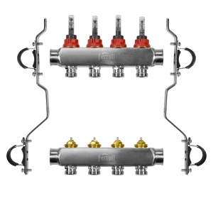 DISTRIBUITOARE DE INOX PENTRU INCALZIRE IN PARDOSEALA, 3 CAI, BASIC, 97DIS103 - Img 2