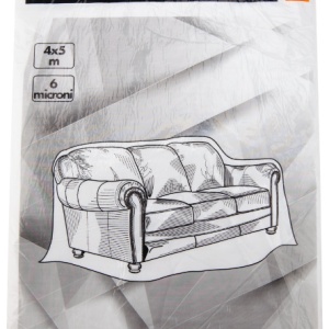 FOLIE POLIETILENA, GROSIME 6 MICRONI, 4 X 5 METRI