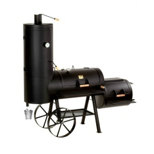 GRATAR PE CARBUNI CU AFUMATOARE, JOE'S BARBEQUE SMOKER, CHUCKWAGON CATERING JS-33821, 215X90X215CM