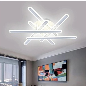 LUSTRA LED ALBA CU TELECOMANDA, 216W, LUMINA REGLABILA 3000–6500K