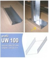 PROFIL UW100 , 0.5MM GROSIME, 4 METRI