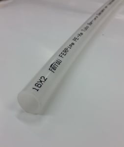 TEAVA PENTRU INCALZIRE IN PARDOSEALA DIN POLIETILENA CU BARIERA DE OXIGEN IN TUB CORUGAT ALBASTRU FERPIPE PE-XA 16X2 / 50ML - Img 3