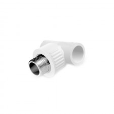 Teu Cu Filet Metalic Exterior, Ppr Alb, 32X1"X32