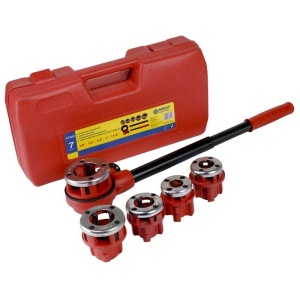 TRUSA FILIERE TEAVA CU CLICHET 3/8"-1.1/4" - 8 PIESE