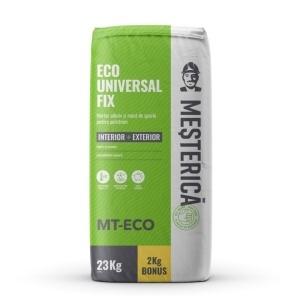 ADEZIV SI MASA DE SPACLU POLISTIREN MESTERICA ECO UNIVERSAL FIX MT ECO / 25KG