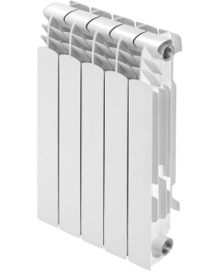 Aluminium Radiator Ferroli Proteo 450, 10 Elements, 117W/Elem, 431X80X100Mm - Img 4