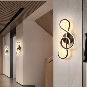 APLICA LED CHEIA SOL NEAGRA, 44W, LUMINA REGLABILA 3000K-6500K