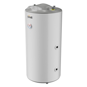 BOILER CU ACUMULARE CU IESIRE IN PARTEA SUPERIOARA , 100L, CU O SERPENTINA, ECOUNIT TOP 100 - Img 2