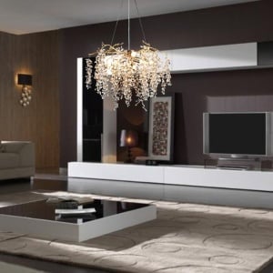 CANDELABRU DECORATIV CU 6 SURSE DE LUMINA, Ø600 X 300MM