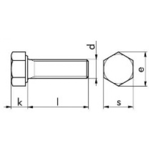 DIN 933 - 8.8 - fully threaded, galvanised - Img 2