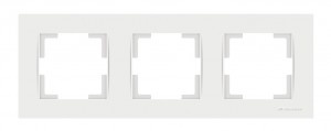 Frame Ornament 3P Horizontal Rita Mutlusan Mutlusan White