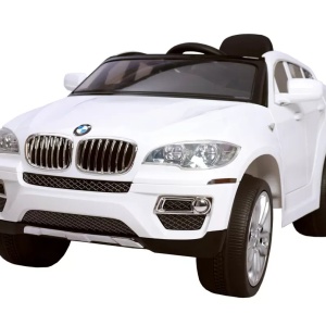MASINA DE JUCARIE CU BATERIE, TELECOMANDA, MP3, USB, LUMINI SI SUNETE, BMW X6 - WHITE