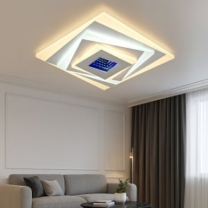 PLAFONIERA LED PATRATA, 78W, 300X300 MM, LUMINA REGLABILA 3000K-6500K