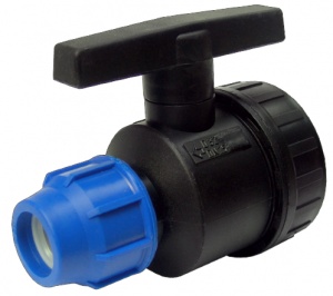 Robinet Trecere Pehd Cu Racord Compresie Fi / 25Mm - 1"