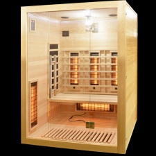 Sauna Cu Infrarosu Sanotechnik Open Pentru 3 Persoane J20150 Cromoterapie