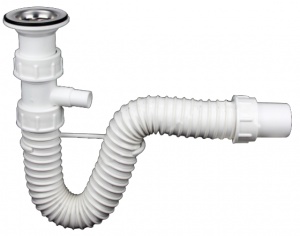 Sifon Flexibil Cu Ventil Si Rac.ms Texo / 30/40Mm - 62Mm