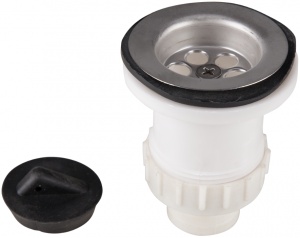 Ventil Chiuveta Inox 50 / D[Inch]: 1 1/2