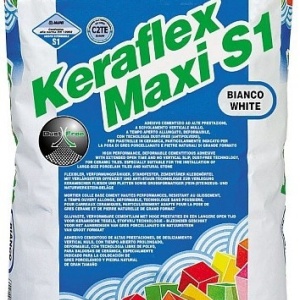 ADEZIV FLEXIBIL PENTRU GRESIE SI FAIANTA, MAPEI KERAFLEX MAXI S1 ALB / 23KG