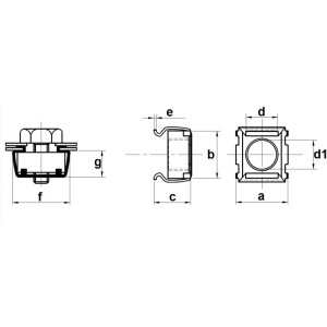Art. 280, cage nut - Img 2