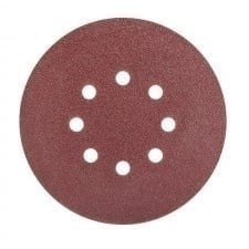 DISC ABRAZIV PRINDERE ARICI CU GAURI 225MM, #120 GRANULATIE , GAURI 10 A / SET 5 BUCATI