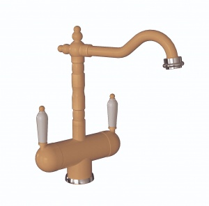 Florentina Aria Beige/Cappuccino Kitchen Kitchenware with Ceramic Handles