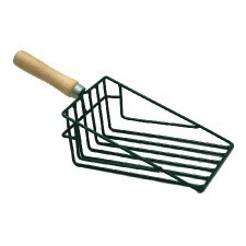 Lopatica Metalica Tip Grilaj Pentru Legume 150X350Mm