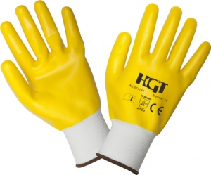 Nitril coated polyester gloves / 10