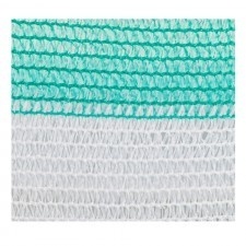 PLASA UMBRIRE MULTICOLOR (ALB-VERDE) HDPE UV 1050, 2X10M , 80 GR/MP, 80%