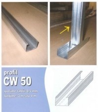 PROFIL CW50, 0.5MM GROSIME, 4 METRI