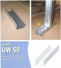 PROFIL UW50 , 0.5MM GROSIME, 4 METRI